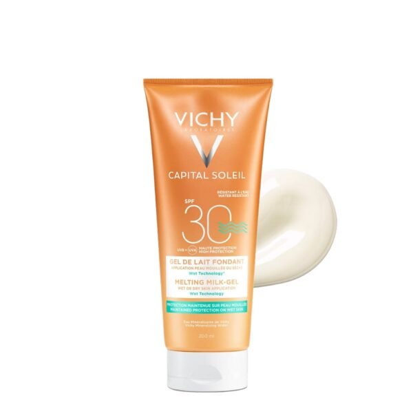 Vichy Capital Soleil Melting Milk-Gel Wet or Dry Skin SPF30 200mL - Image 2