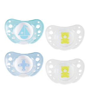 Chicco Physio Forma Air Silicone Pacifier Blue 0-6M x2