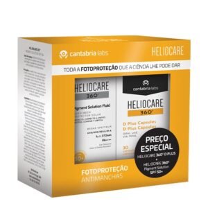 Heliocare 360 Pigment Solution Fluid SPF50+ 50mL + Heliocare 360 D Plus x30 Caps