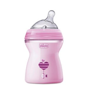 Chicco biberon silicone naturalfeeling 2m+ 250ml pink