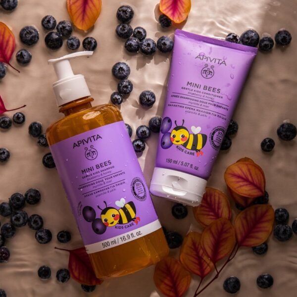 Apivita Mini Bees Gentle Kids Shampoo 500mL - Image 2