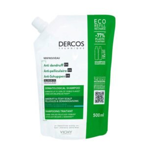 Dercos Technique Anti-Dandruff DS Oily Hair Shampoo Refill 500mL
