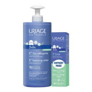 Uriage Baby 1st Cleaning Water 1L + 1st Change Cream 100mL