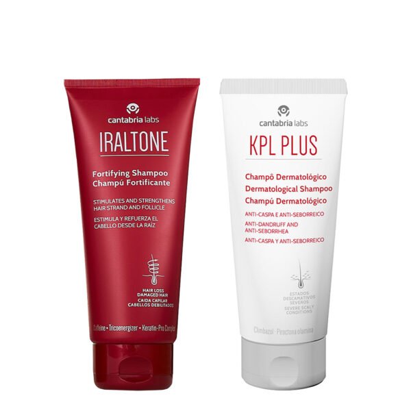 KPL Plus Pack Dermatological Shampoo 200mL + Iraltone Fortifying Shampoo 200mL