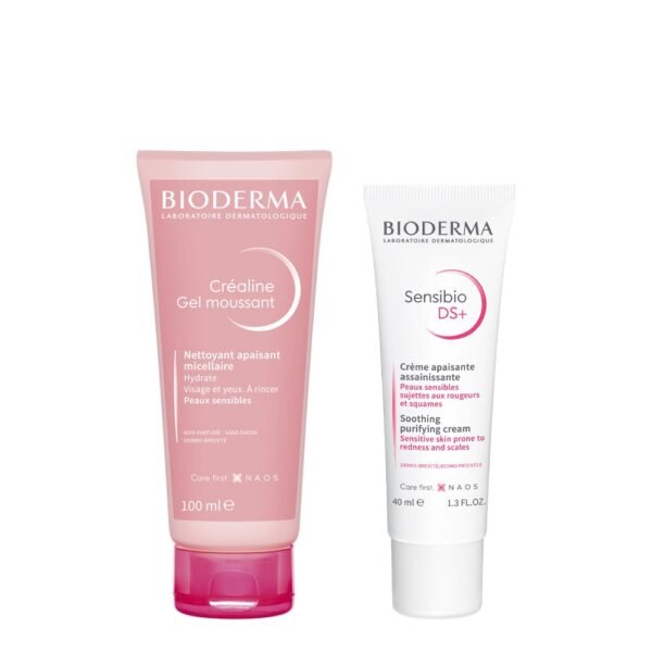 Bioderma Sensibio DS+ Cream 40mL + Sensibio Gel Moussant 100mL