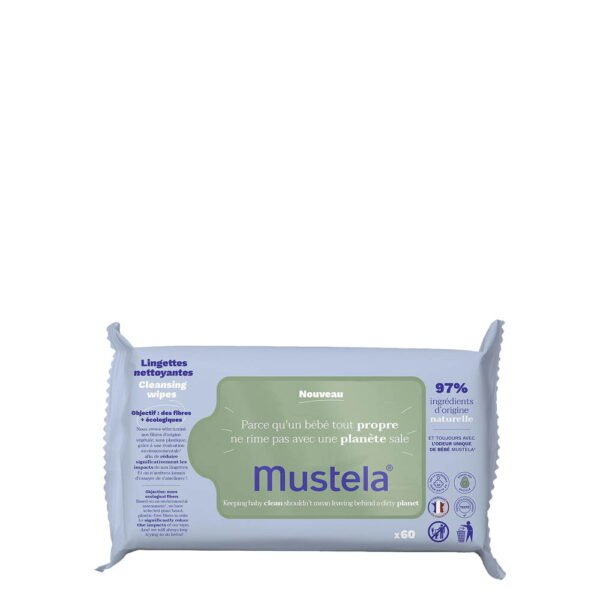Mustela Cleansing Wipes BIO 6x60un - Image 2