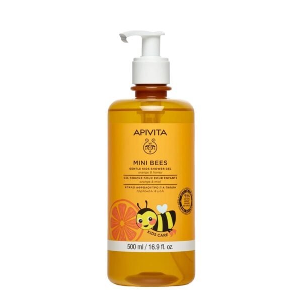 Apivita Mini Bees Gentle Kids Shower Gel Orange & Honey 500mL