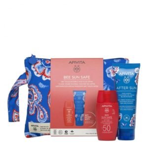 Apivita Bee Sun Dry Touch Invisible Face Fluid SPF50 50mL+After Sun Gel Cream 100mL