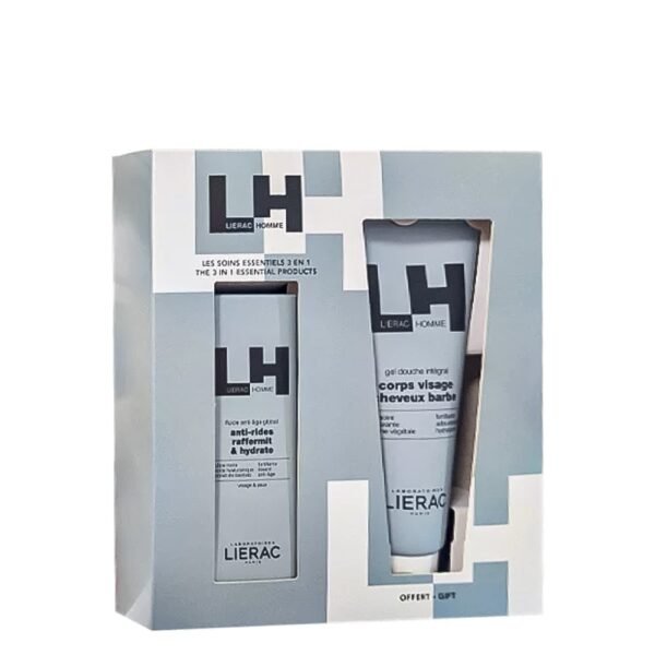 Lierac Homme Global Anti-Ageing Fluid 50mL+Shower Gel 200mL