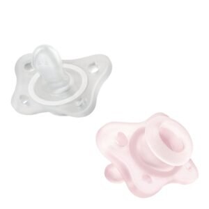 Chicco Pacifier PhysioForma Mini Soft Pink/White 0-2M x2