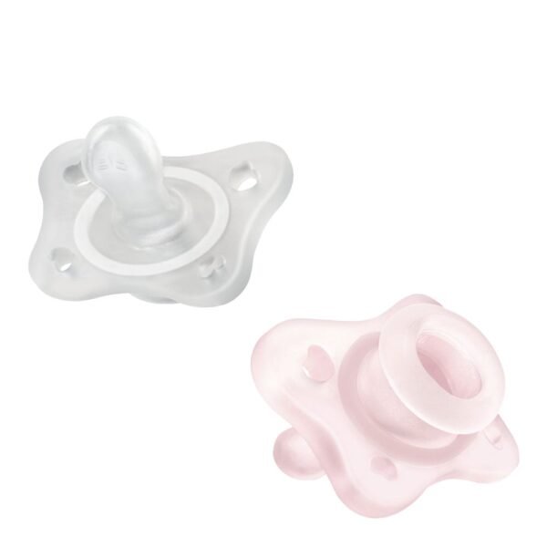 Chicco Pacifier PhysioForma Mini Soft Pink/White 0-2M x2